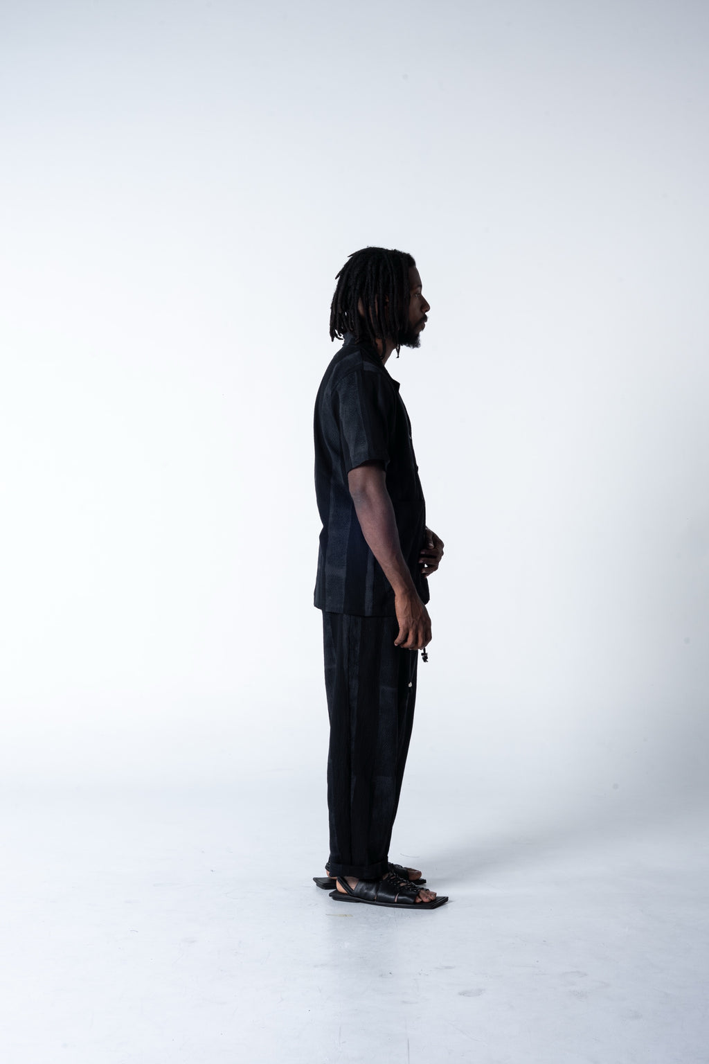 Family Man Shirt - Grey Stripe