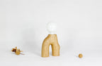 "Arche" Table Lamp in Solid Oak