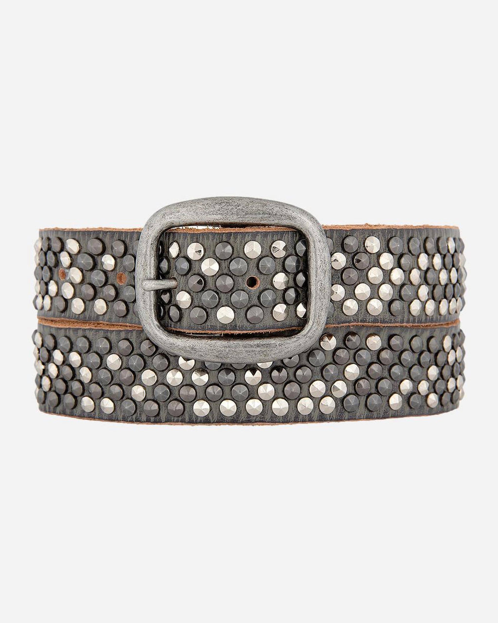 Britta | Pyramid Multi Studded Leather Belt