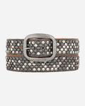 Britta | Pyramid Multi Studded Leather Belt
