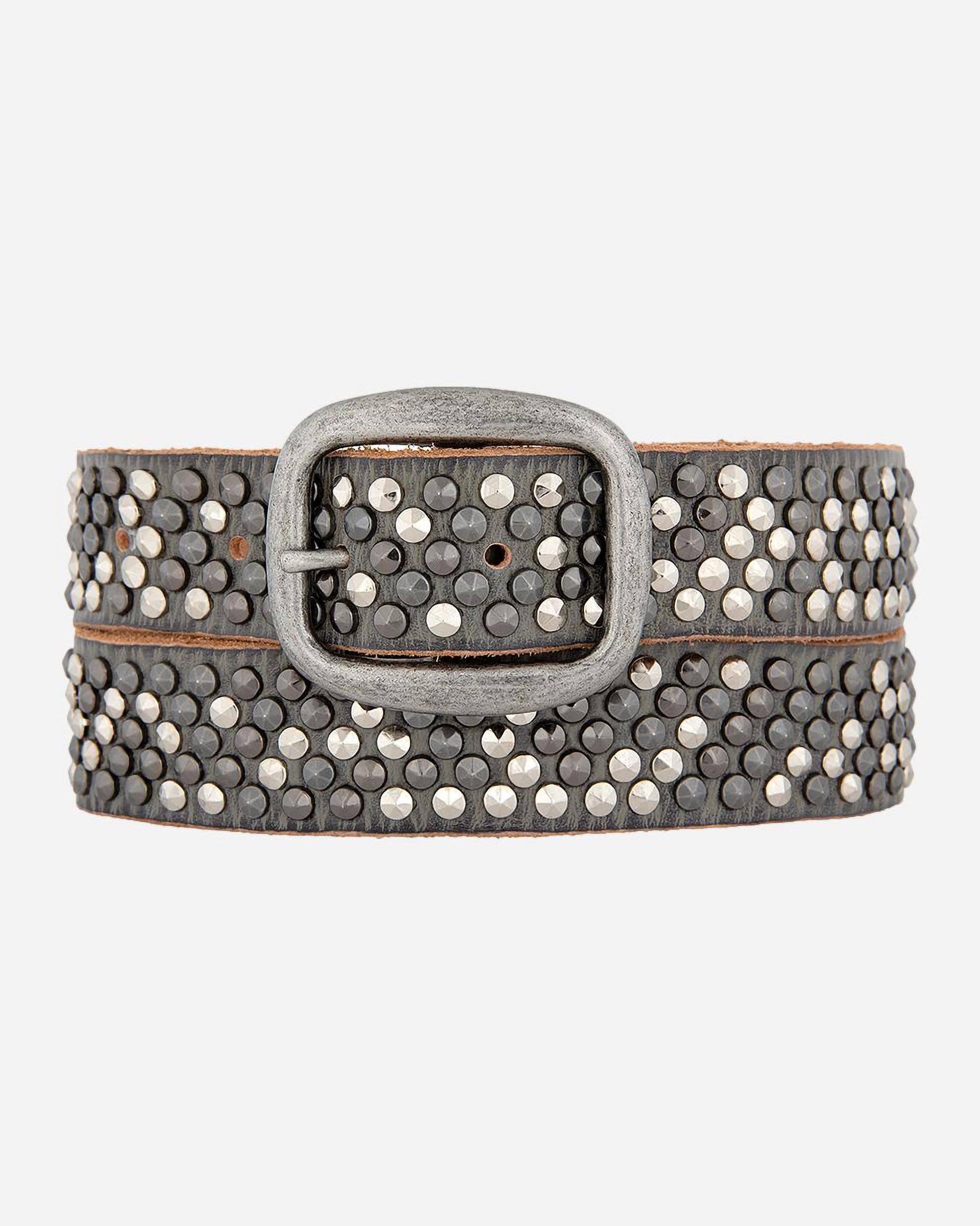 Britta | Pyramid Multi Studded Leather Belt