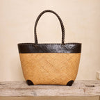 Rattan Tote Bag - Natural