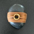 Metal Bead Wrapped Rock