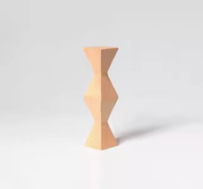 The Endless Column Handmade Wood Sculpture - Brancusi Series
