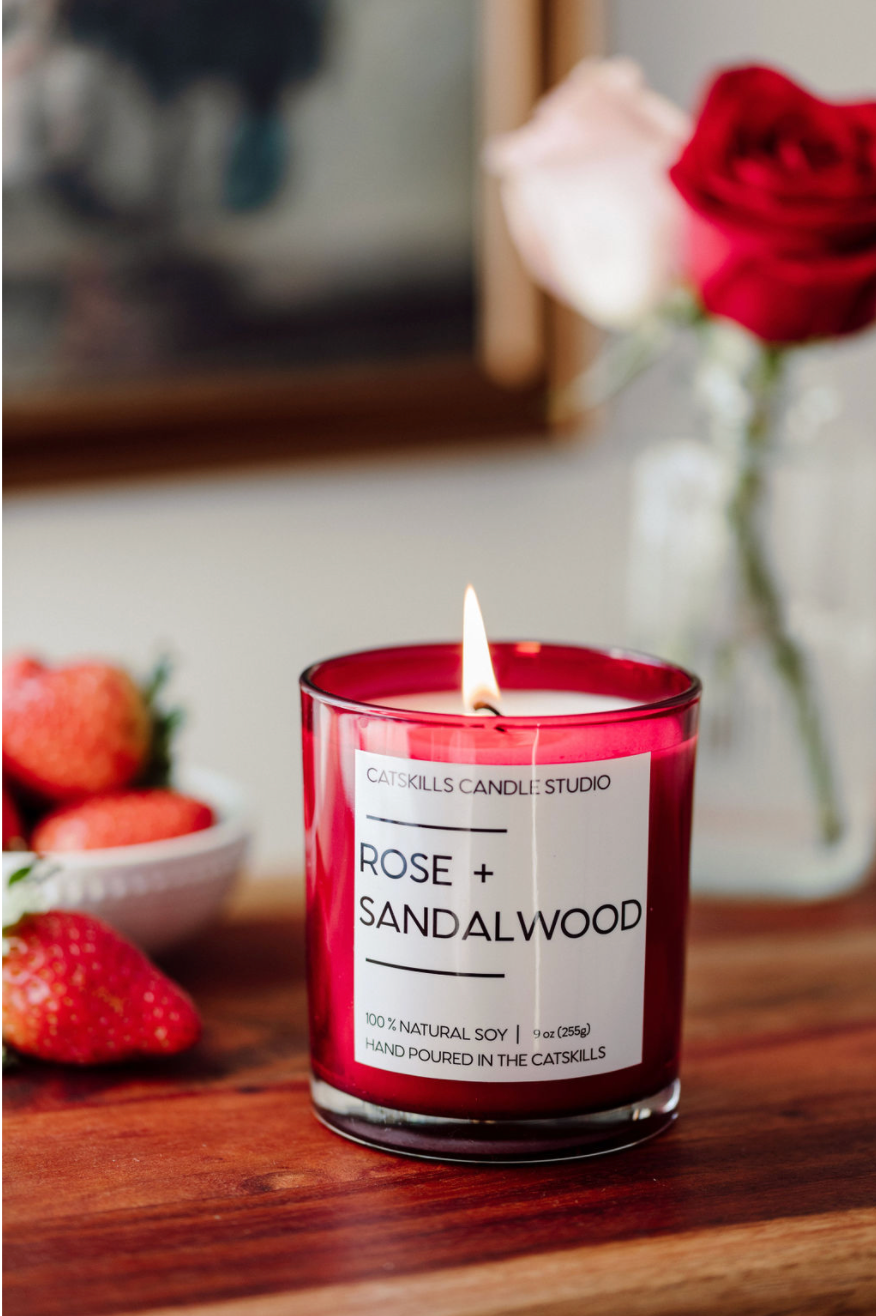 Rose + Sandalwood - Red Jar