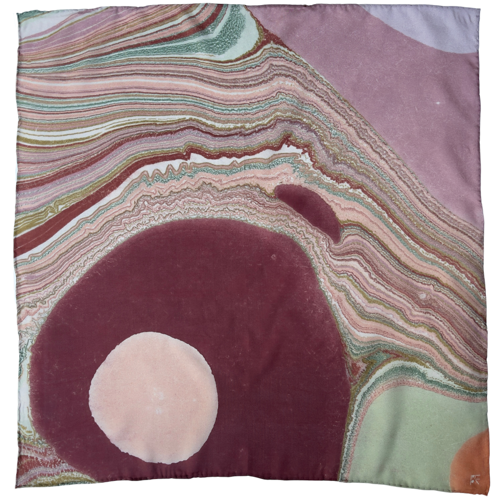Past + Pending silk bandana