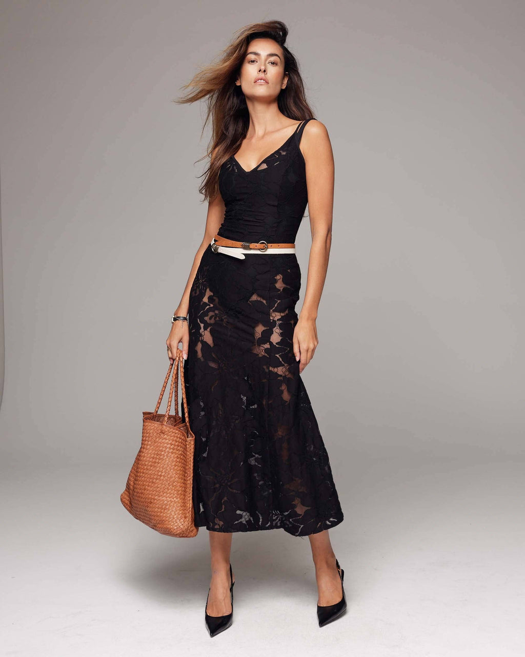 Alie | Skinny Leather Belt