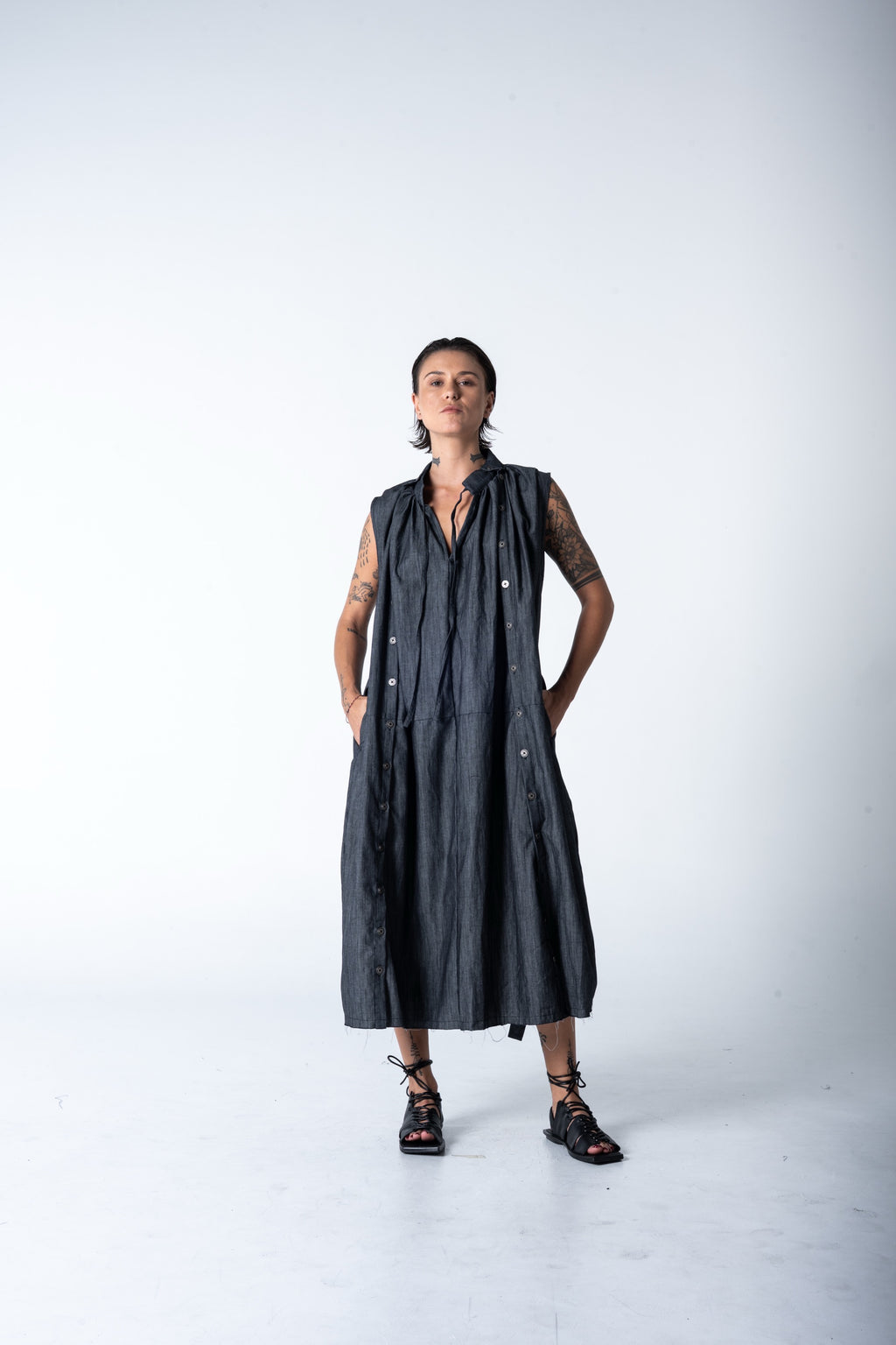 Raba Dress - Denim