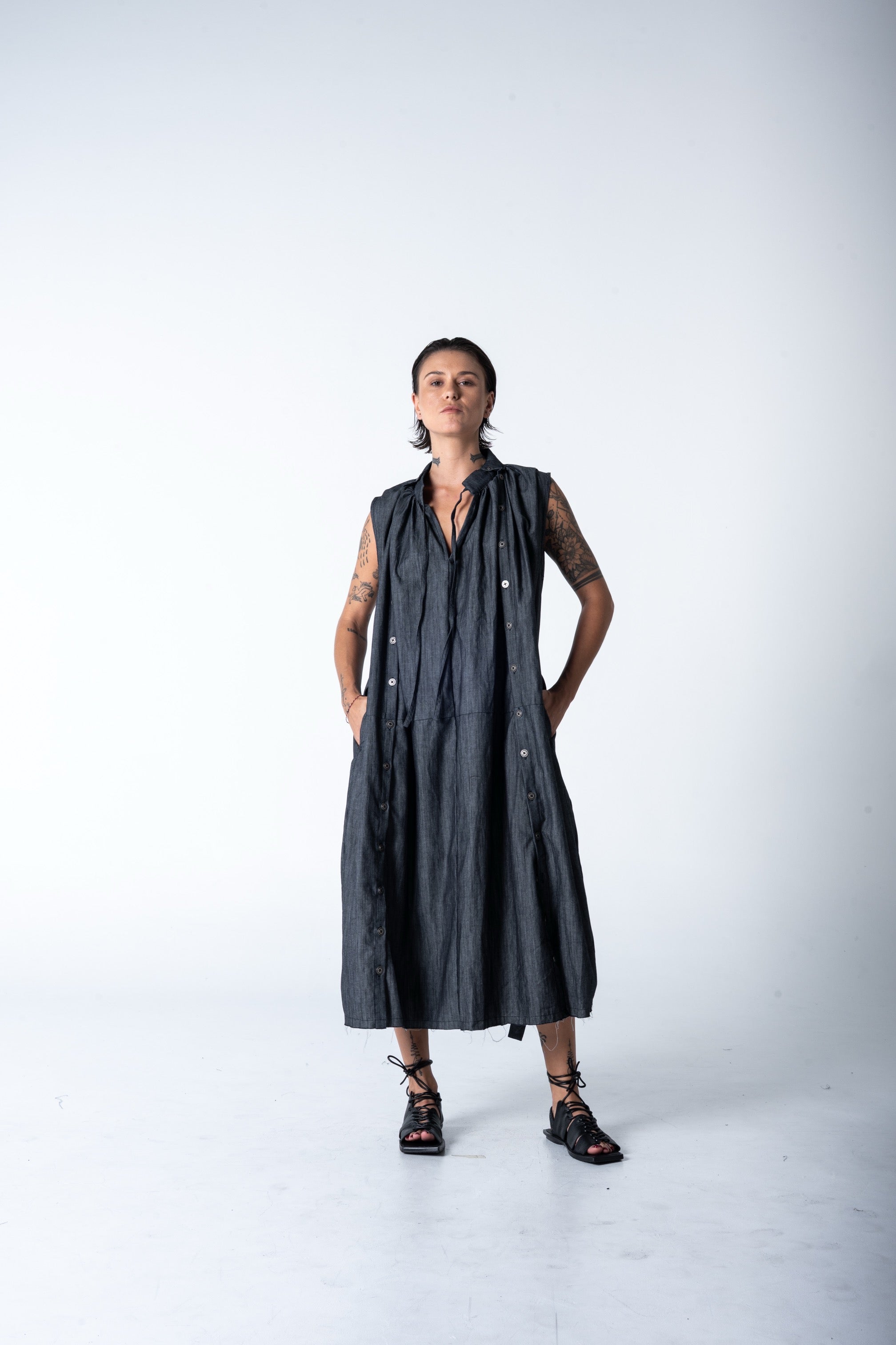 Raba Dress - Denim