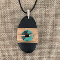 Turquoise Bead Wrappedrockz Necklace