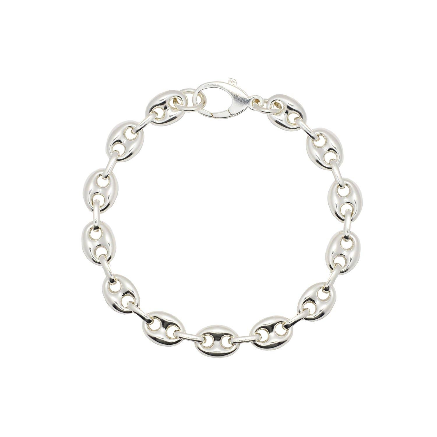 Large Brizo Chain Bracelet in Sterling Silver