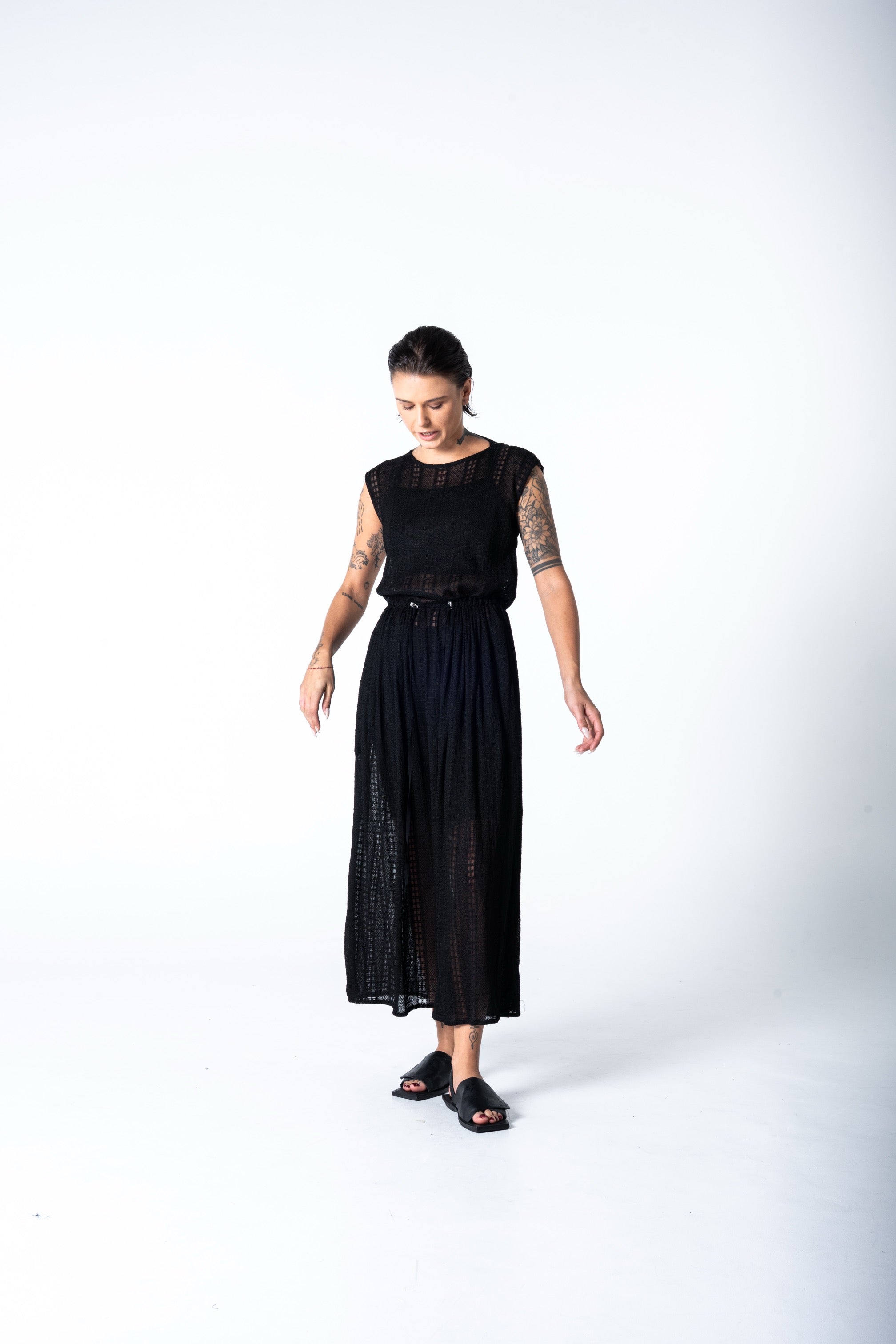 Atthis  Dress - Black