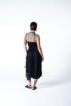 Nala Skirt - Black w/ Grey Stripe