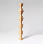 The Endless Column Handmade Wood Sculpture - Brancusi Series