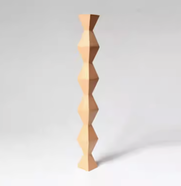 The Endless Column Handmade Wood Sculpture - Brancusi Series