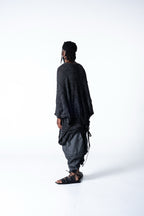 Alaceus Poncho - Black / Grey