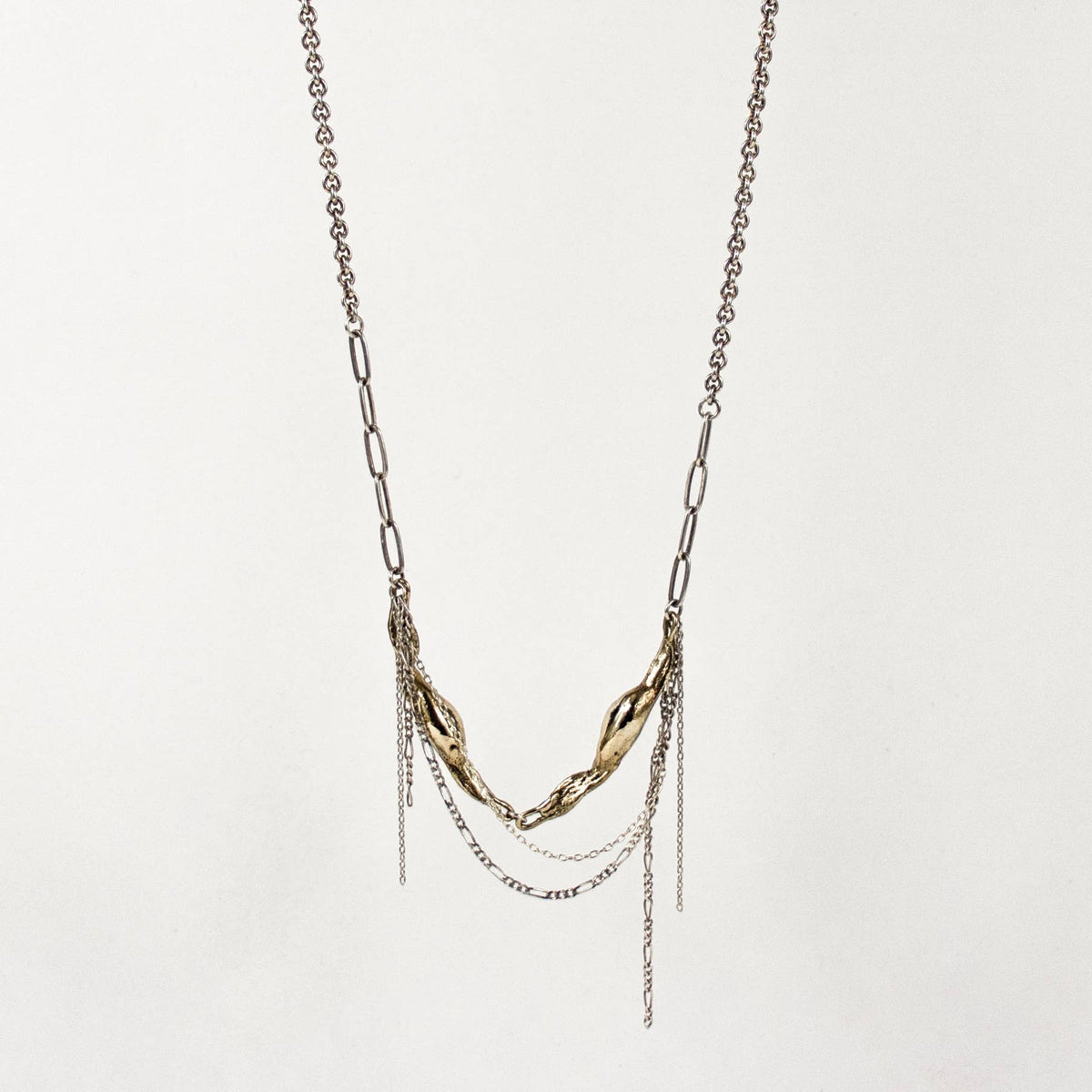 SEAWEED TANGLED TASSEL NECKLACE