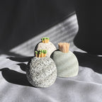 Handcrafted Stone Match Striker & Toothpick Holder