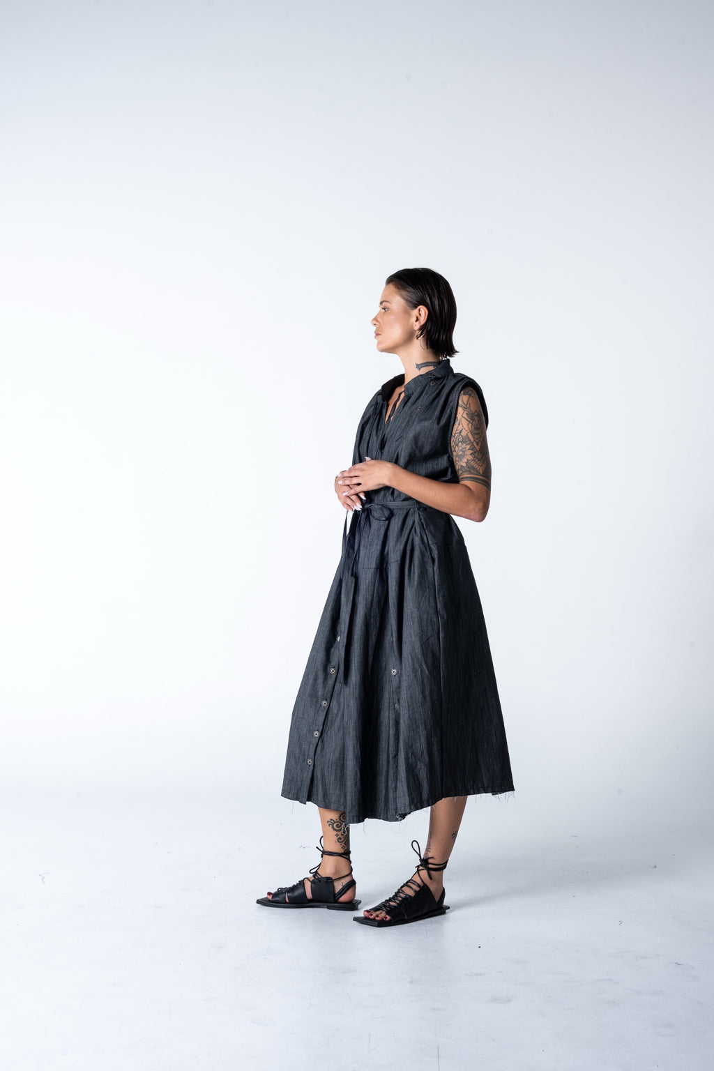 Raba Dress - Denim
