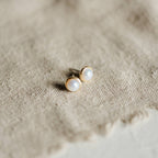 Hyalite Studs // Pearl