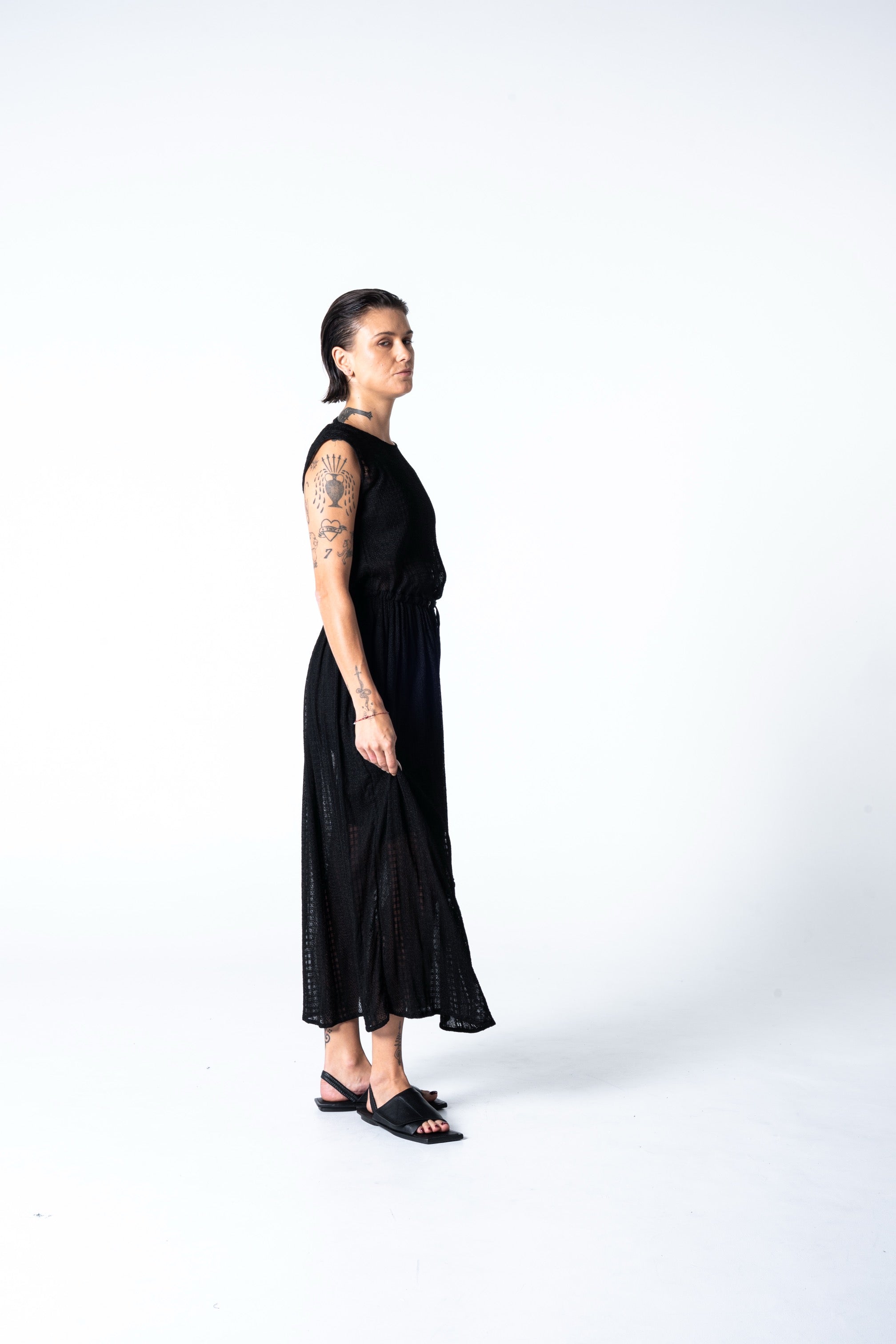 Atthis  Dress - Black