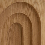 Natural Square Side Table Modern Accent End Table