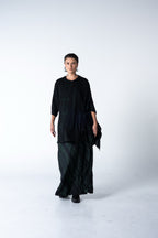 Wing Top - Black w/ Malachite