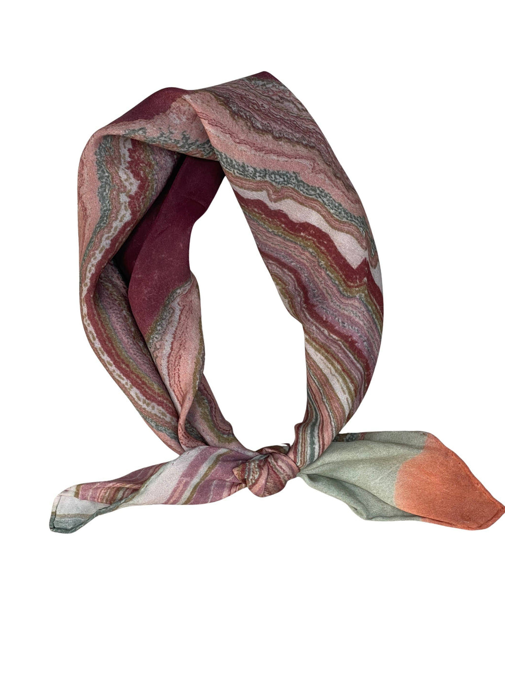 Past + Pending silk bandana