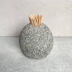 Handcrafted Stone Match Striker & Toothpick Holder