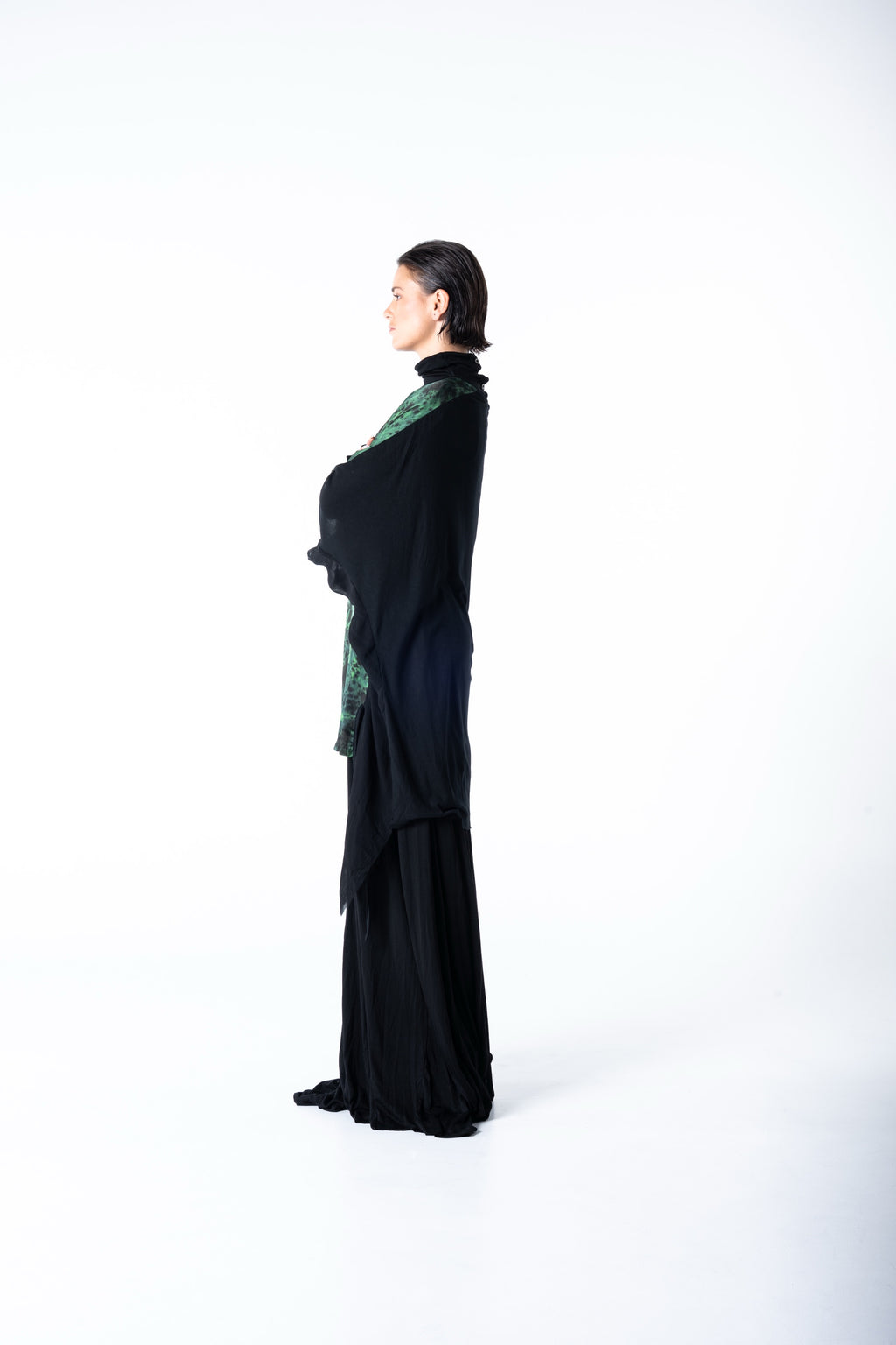 Chrome Tunic - Black w/ Malachite
