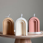 Arch Soy Candle: Sculptural Pillar Candle