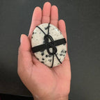 Black K2 Granite Stone With Wind Knot