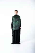Chrome Tunic - Black w/ Malachite