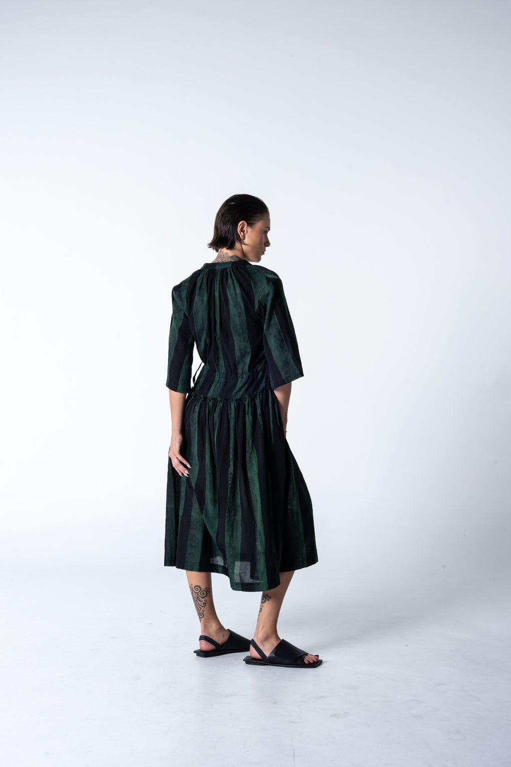 Piccolo Dress - Malachite Stripe