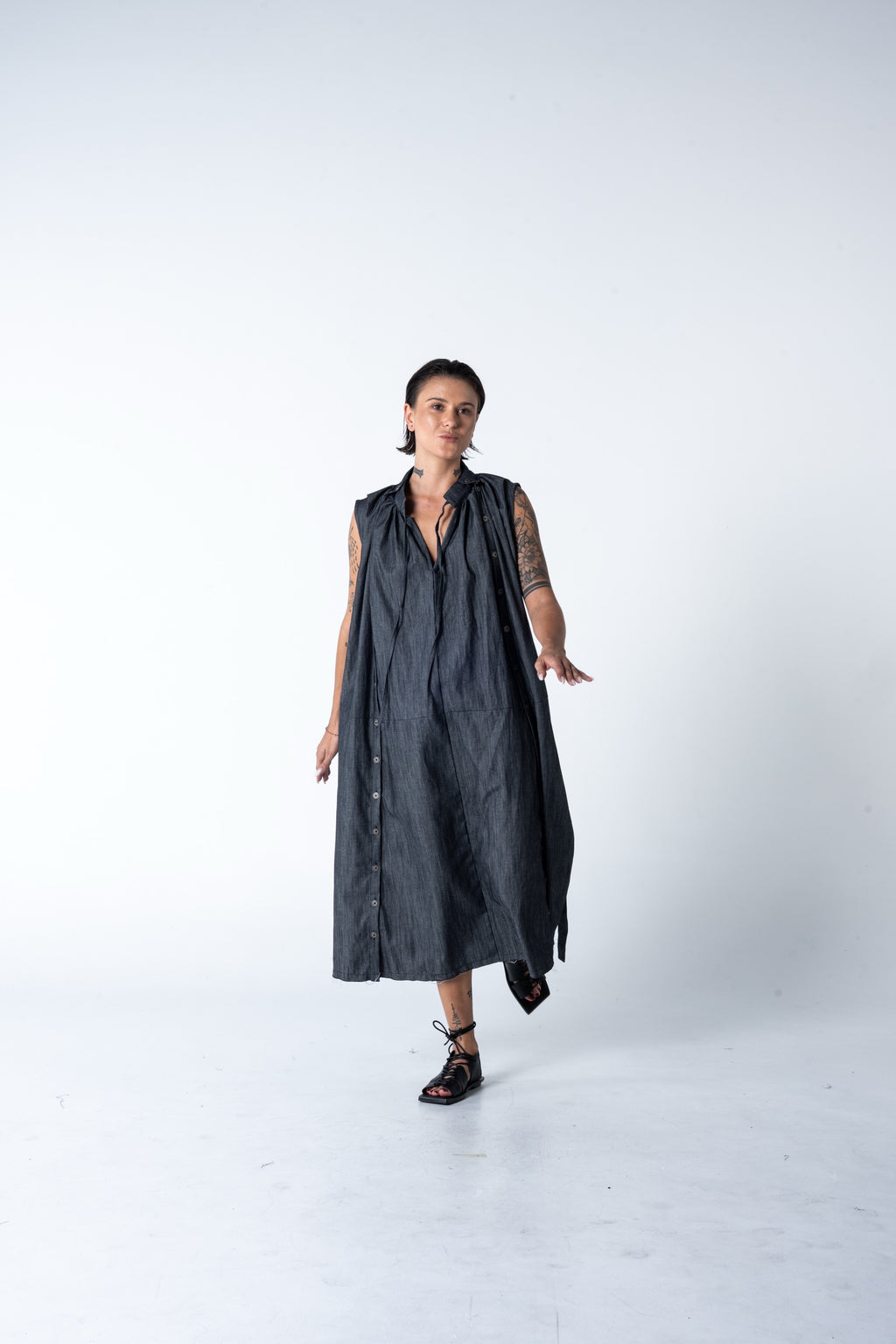 Raba Dress - Denim
