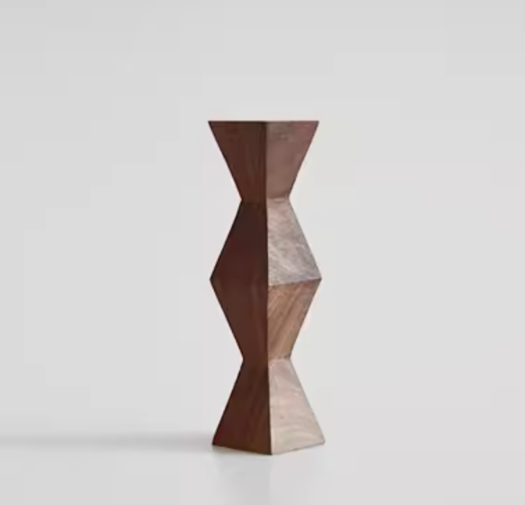 The Endless Column Handmade Wood Sculpture - Brancusi Series