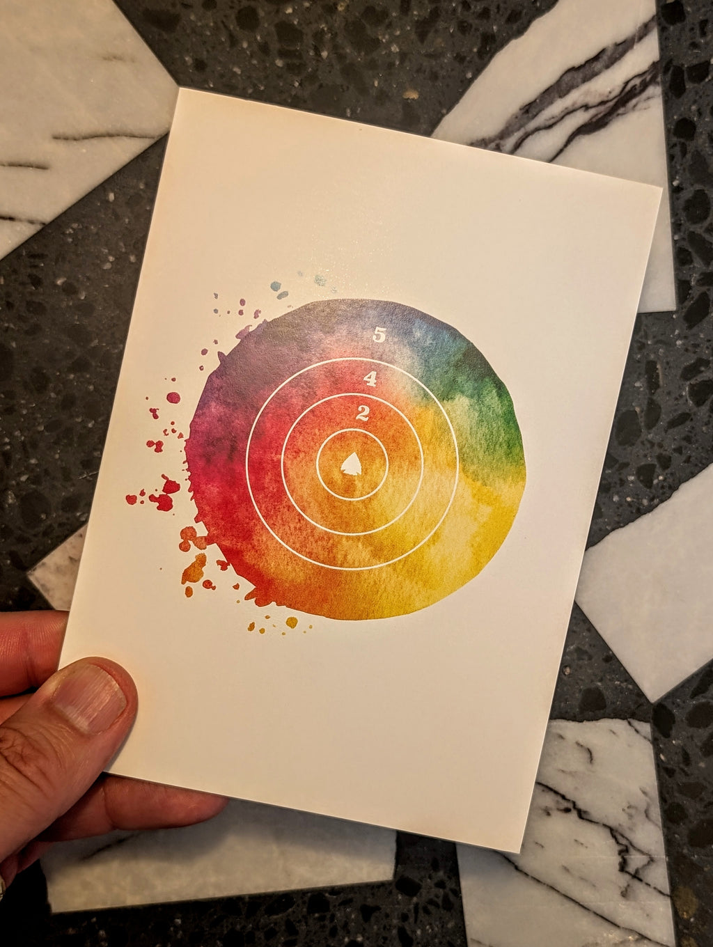 Aim True + Love Loud - Greeting Card