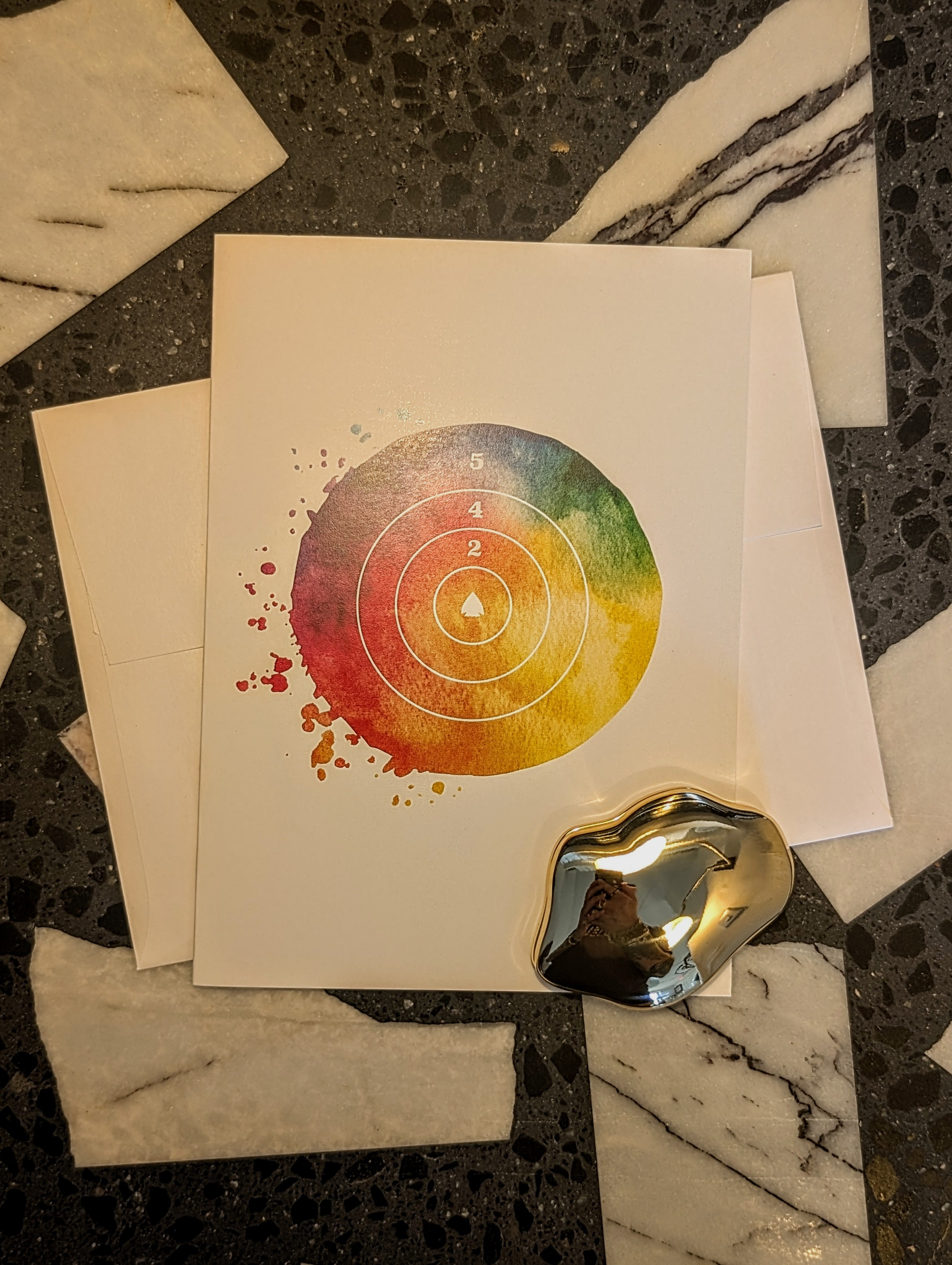Aim True + Love Loud - Greeting Card