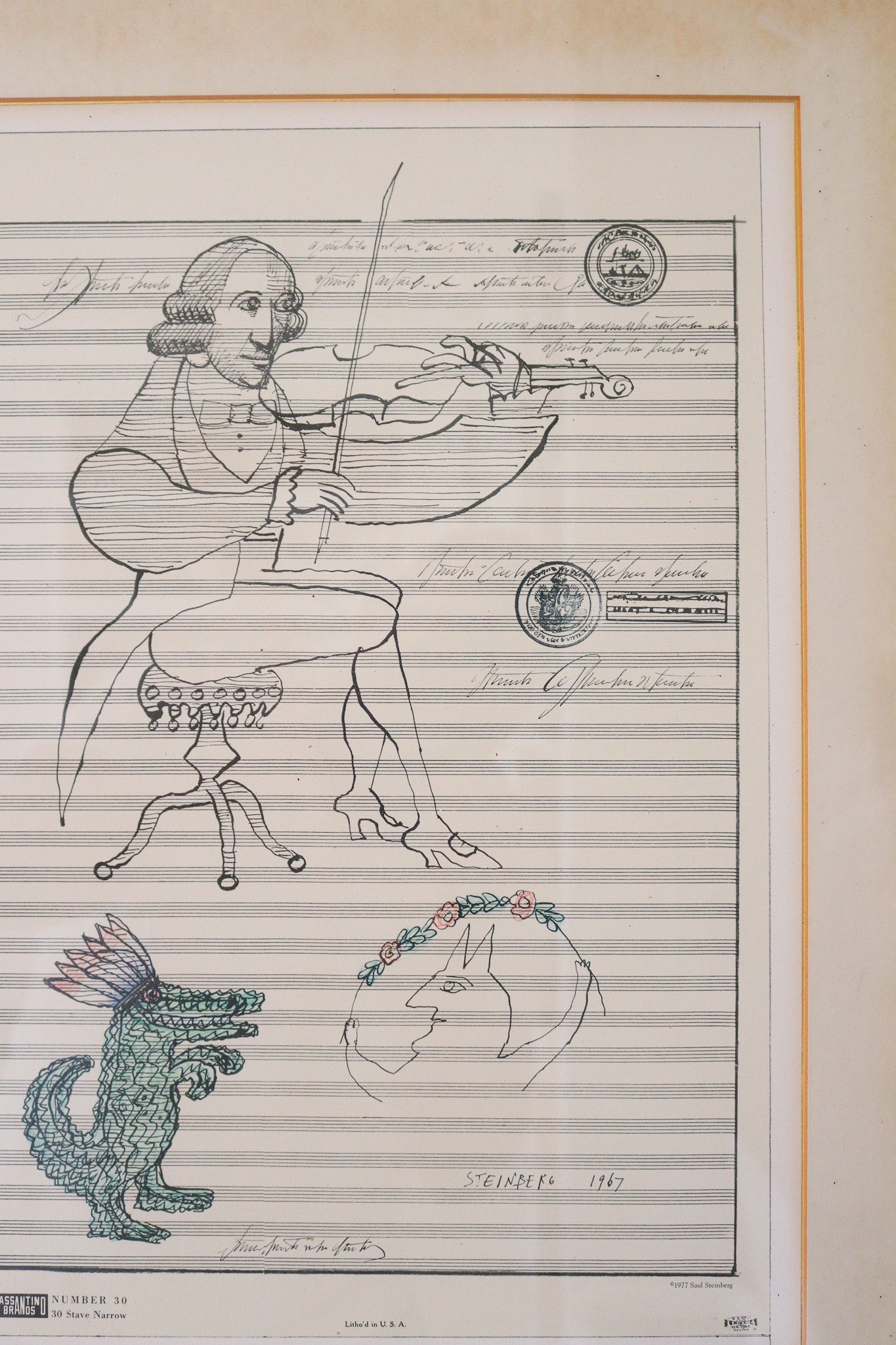 Vintage Framed Christmas at Carnegie Hall