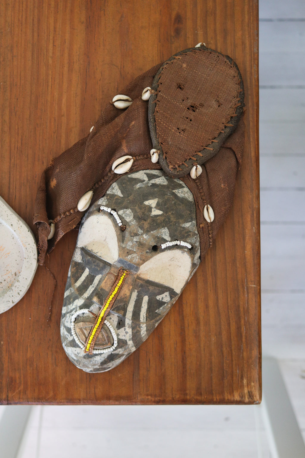 Vintage Kuba Ngaady A Mwaash Helmet Mask