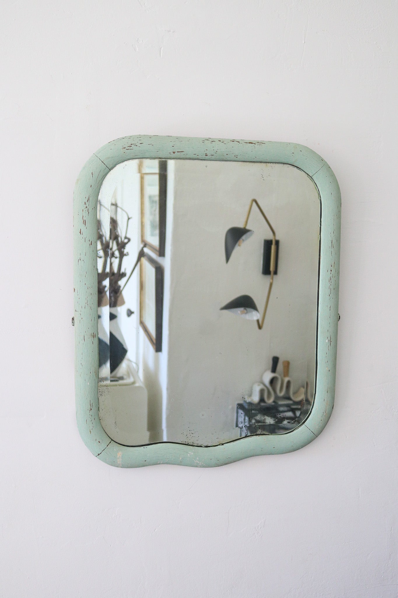 Antique Painted Mirror
