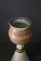Vintage Handmade Ceramic Goblet
