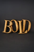 Handmade Antique "BOLD" letters