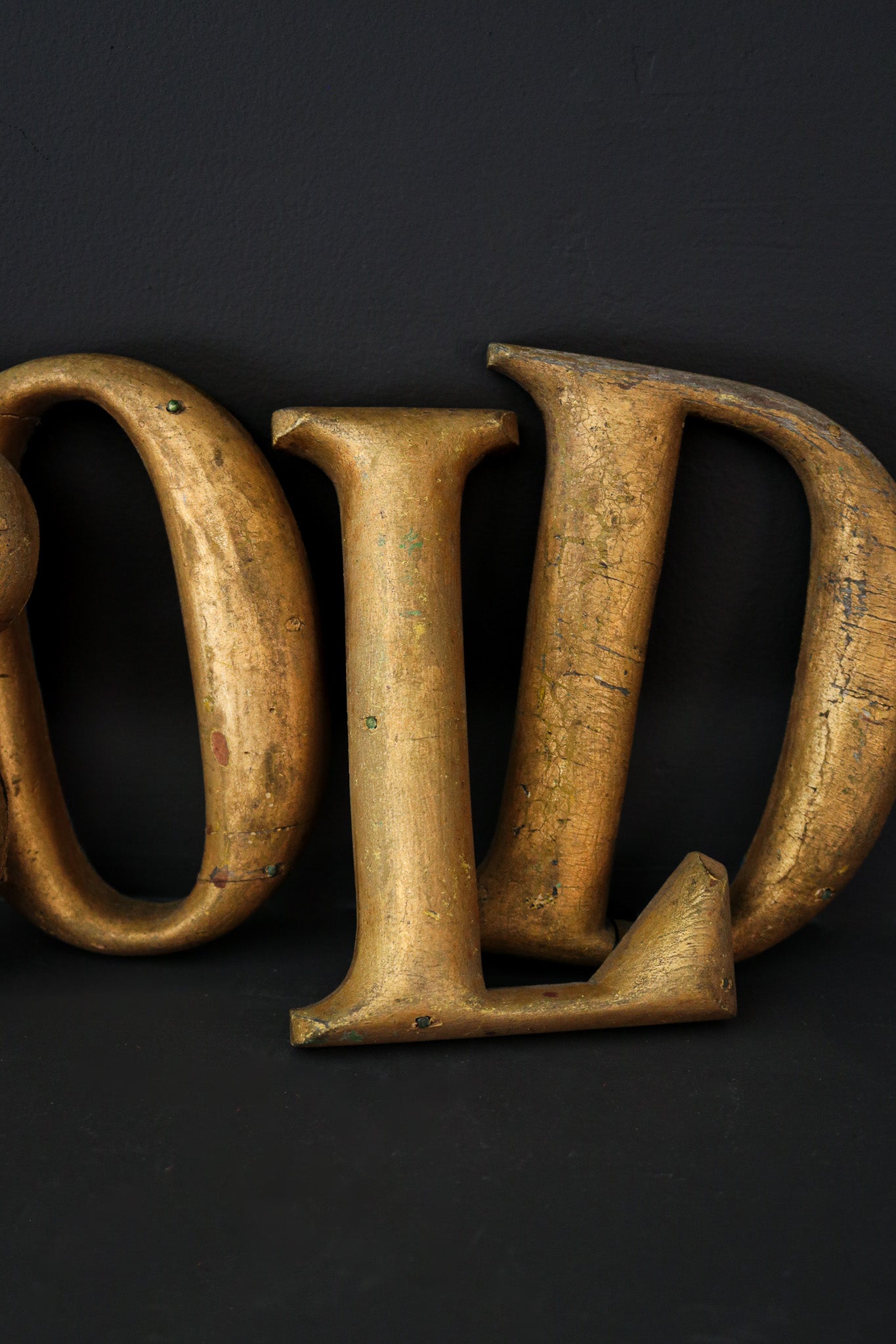 Handmade Antique "BOLD" letters