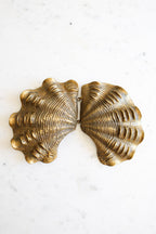 Vintage Brass Clam Shell