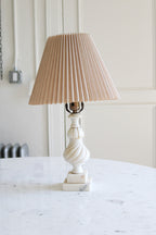 Pair of Vintage Alabaster Lamps