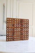 Vintage Wooden Perforated Tray