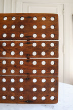 Vintage Wooden Perforated Tray