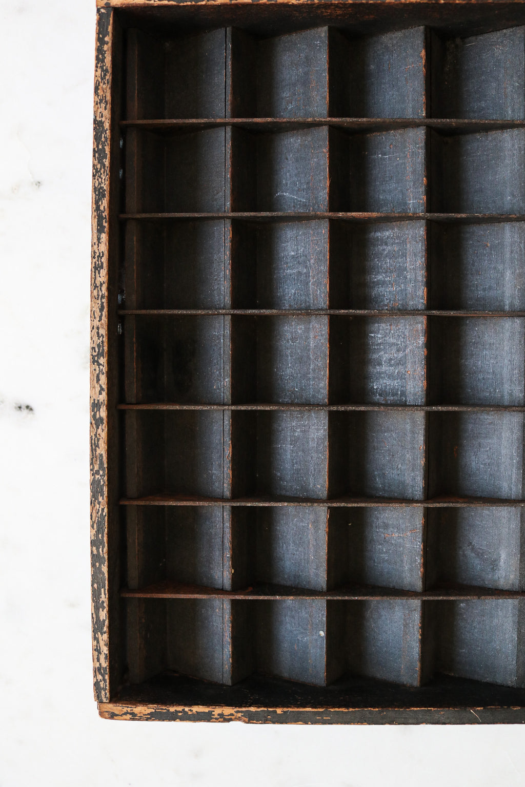 Rustic Wooden Printer's Tray