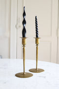 Pair of Antique Arts & Crafts Bronze Candlesticks